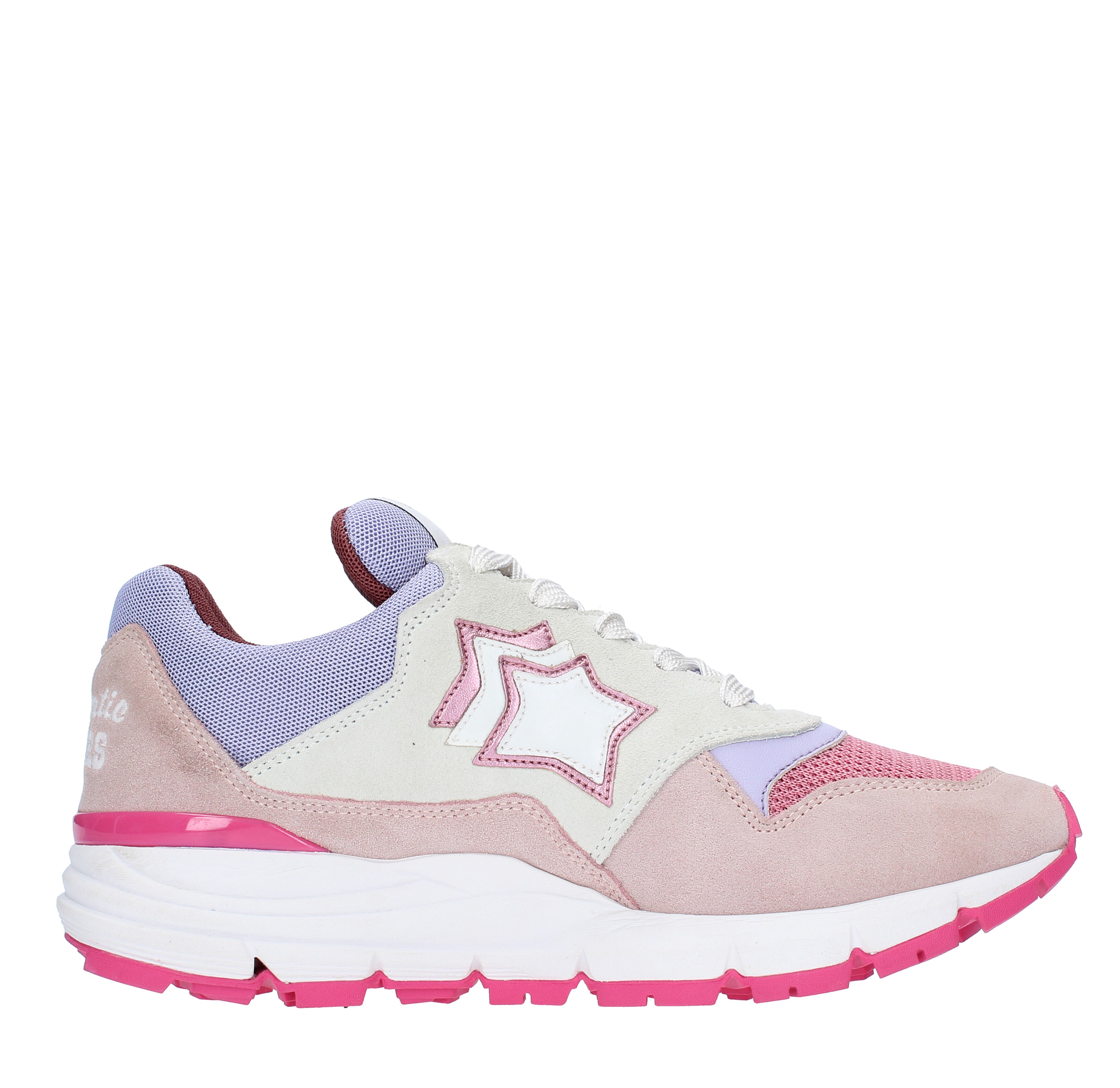 Sneakers in suede, fabric and leather ATLANTIC STARS | AGENA RCV-F16ROSA