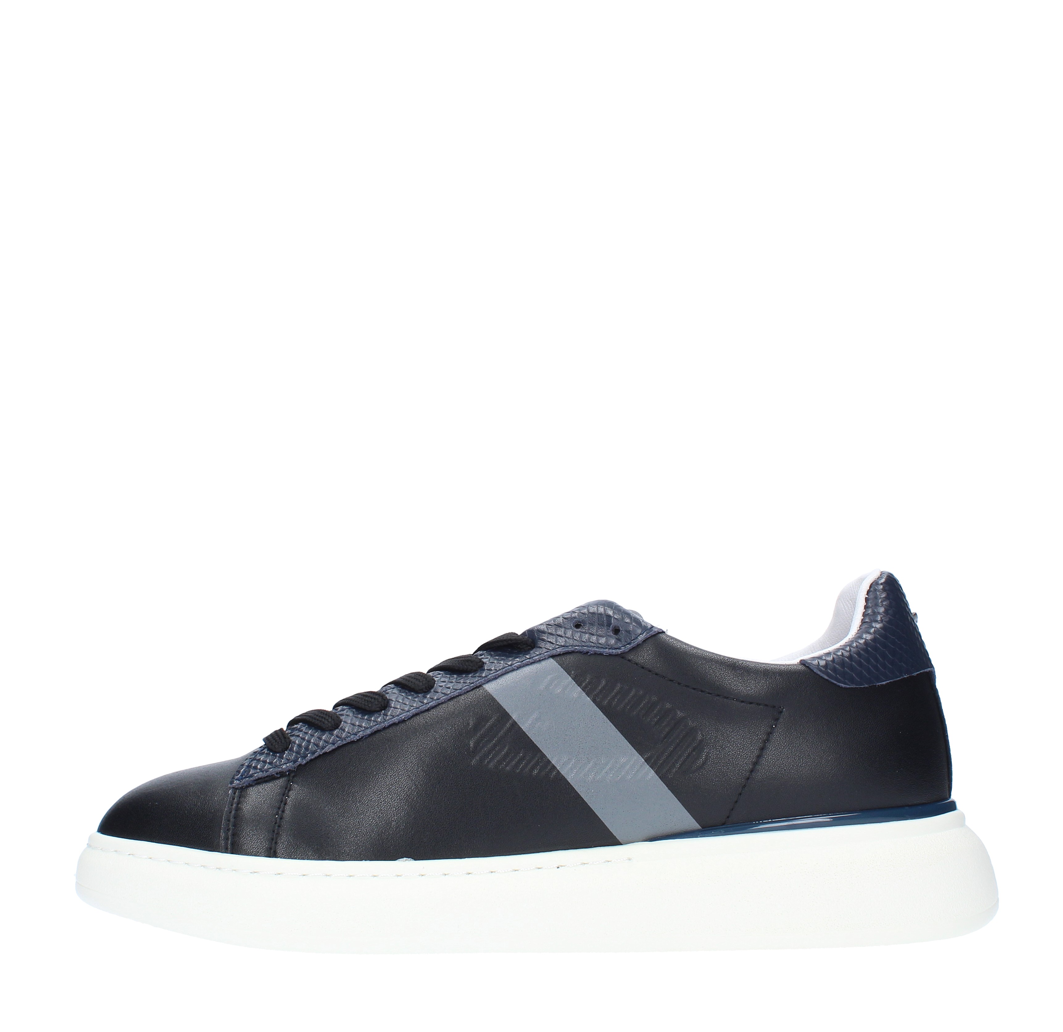 Trainers model AGM003711 in leather GUARDIANI | AGM003711NERO