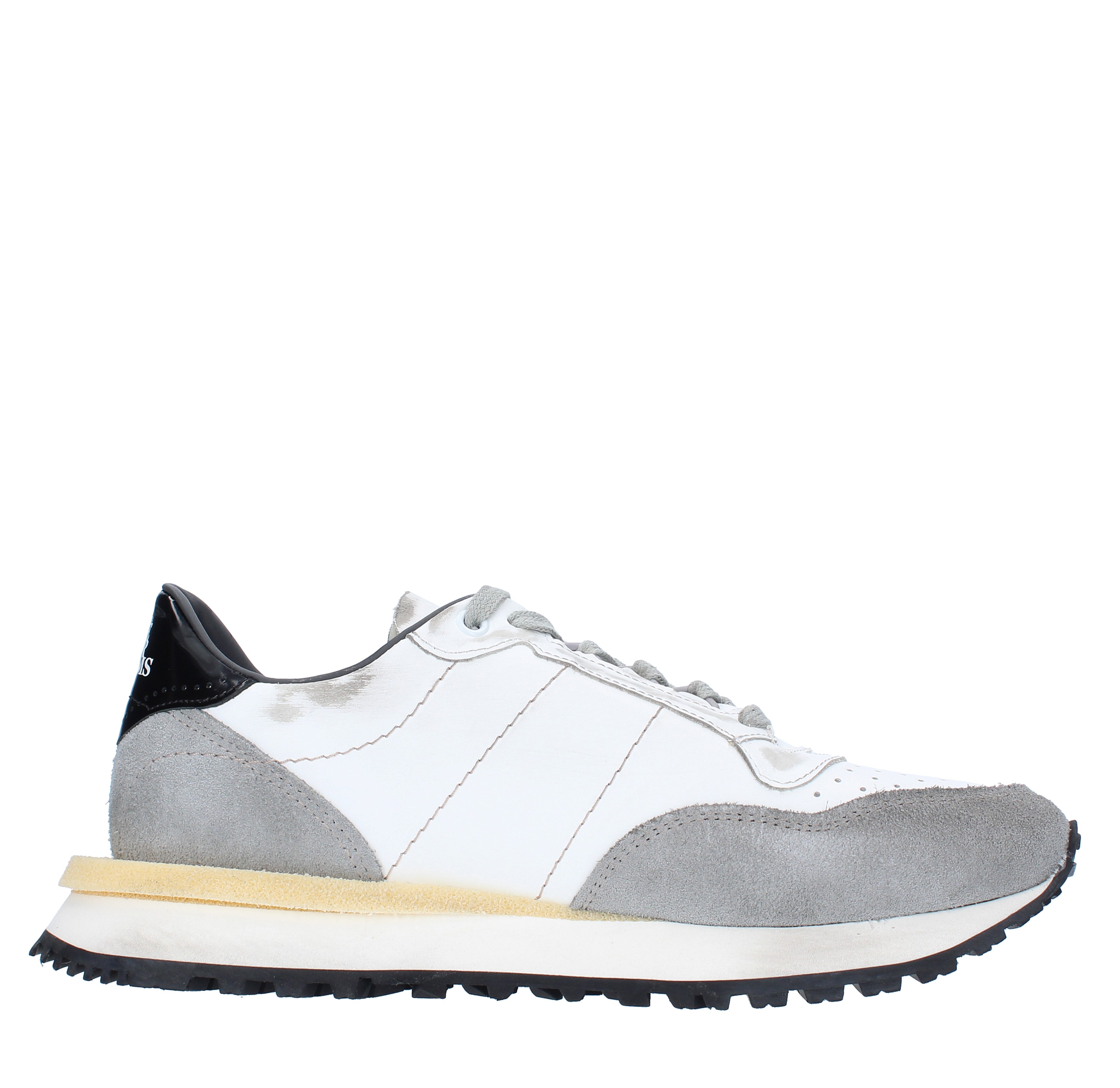Trainers model HC2MS410 in leather and fabric HIDNANDER | HC2MS410 470BIANCO-GRIGIO