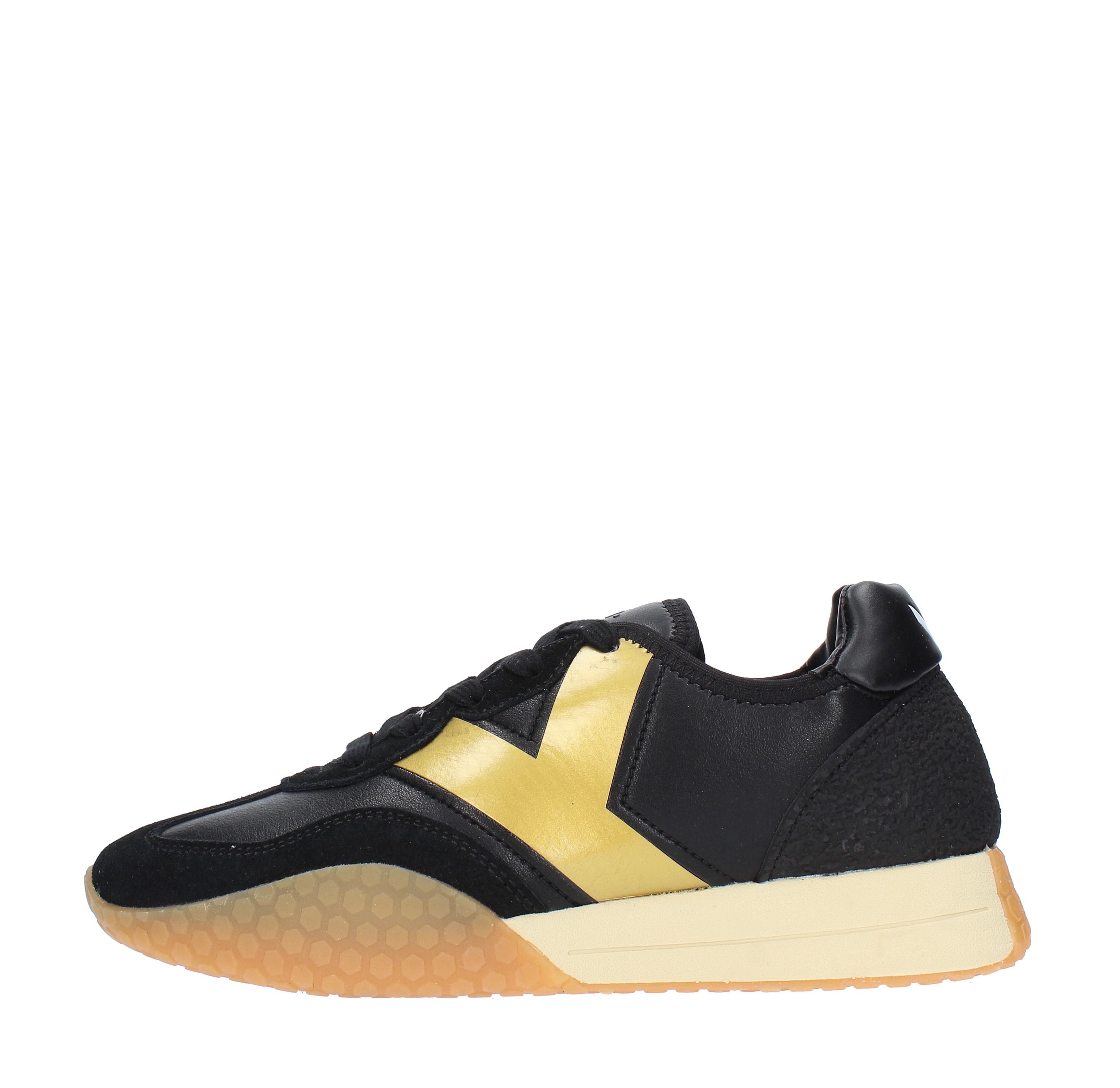 KEH NOO trainers in faux suede and rubber KEH NOO | S00KW9510NERO-ORO