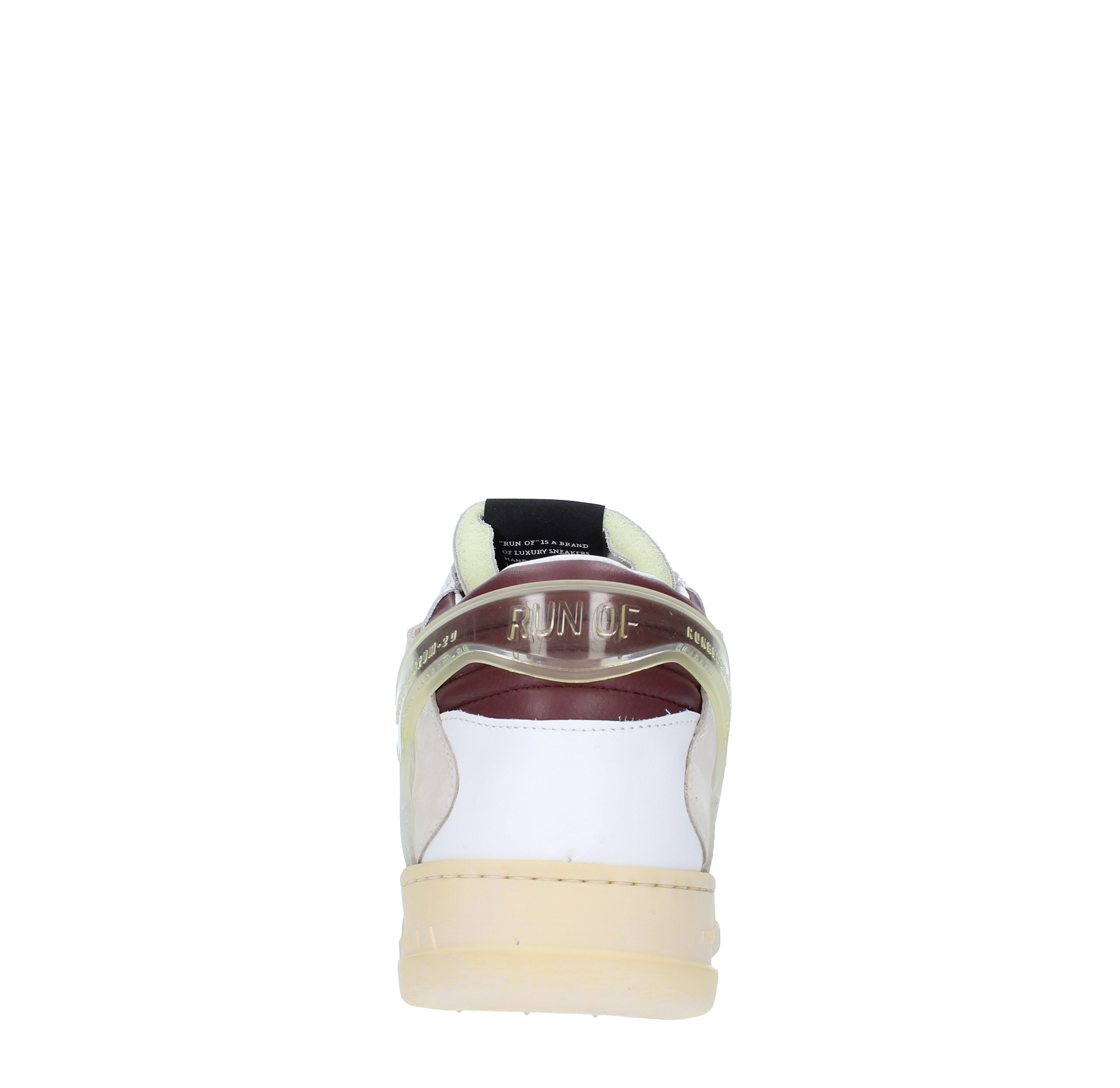 MID COMBI-BO RUN OF trainers in suede leather and fabric RUN OF | MID COMBI-BO MBIANCO-MARRONE