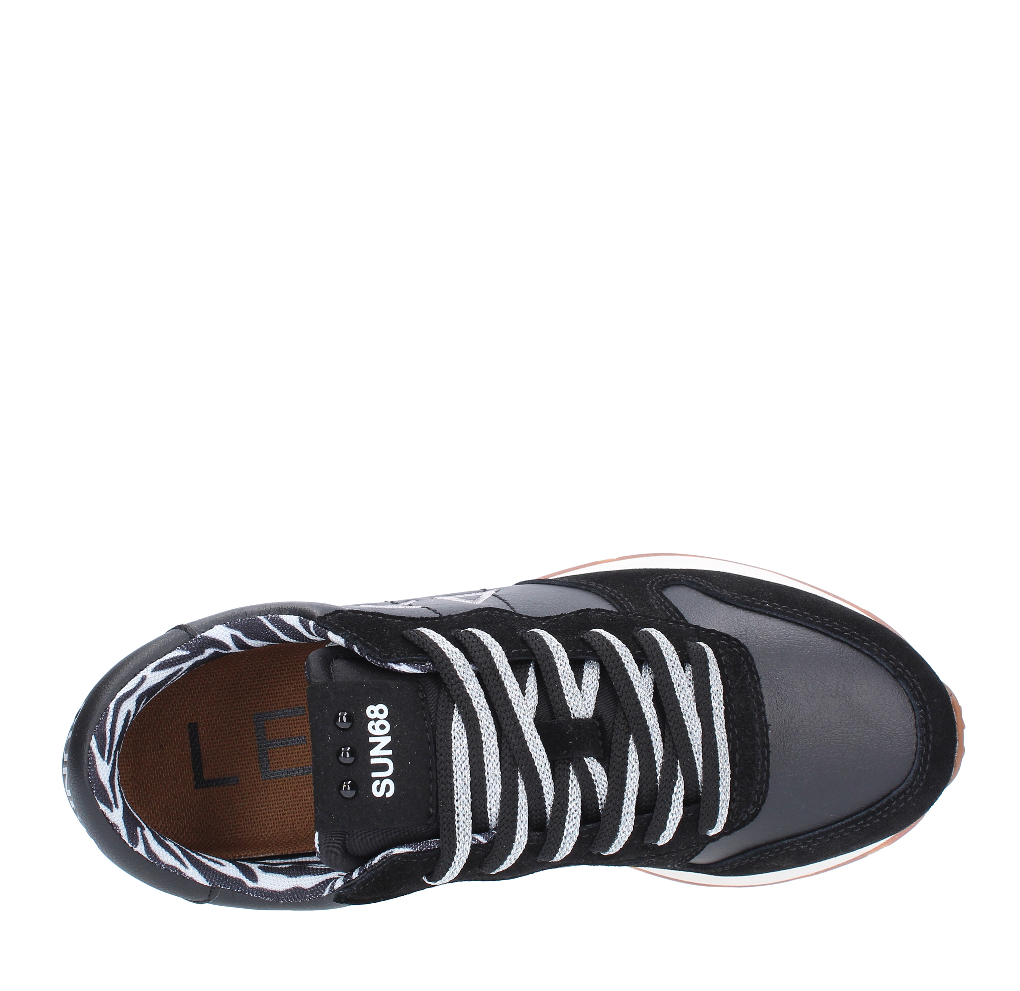 Sneakers modello Z43206 SUN68 in ecopelle e pelle scamosciata SUN68 | Z43206NERO