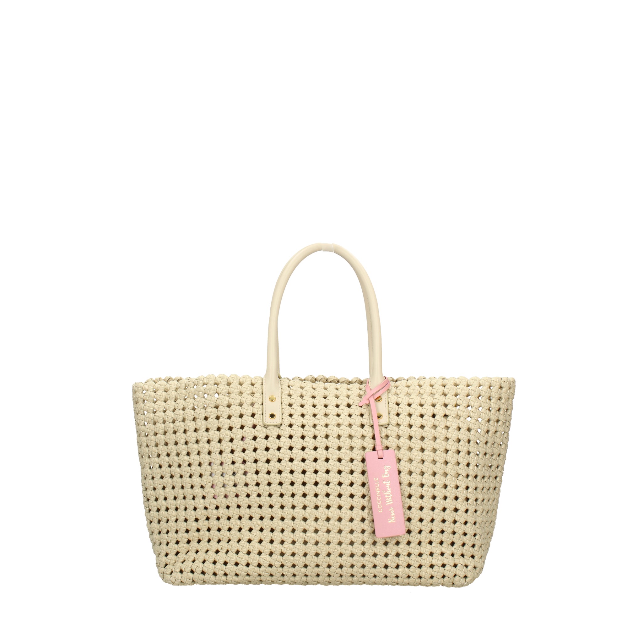 Fabric and leather shopper - COCCINELLE - Ginevra calzature