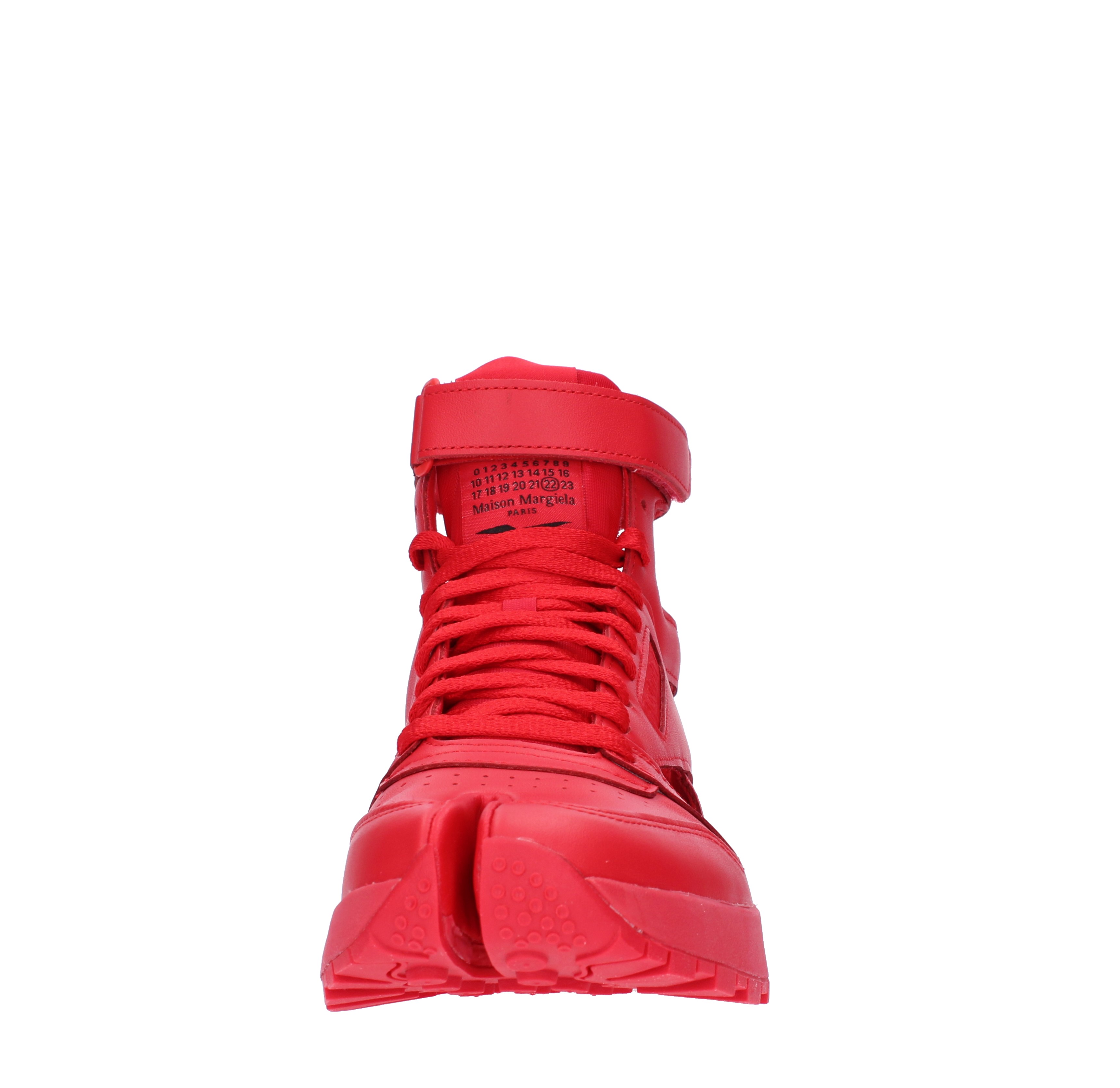High-top trainers in leather and fabric - MAISON MARGIELA x REEBOK ...