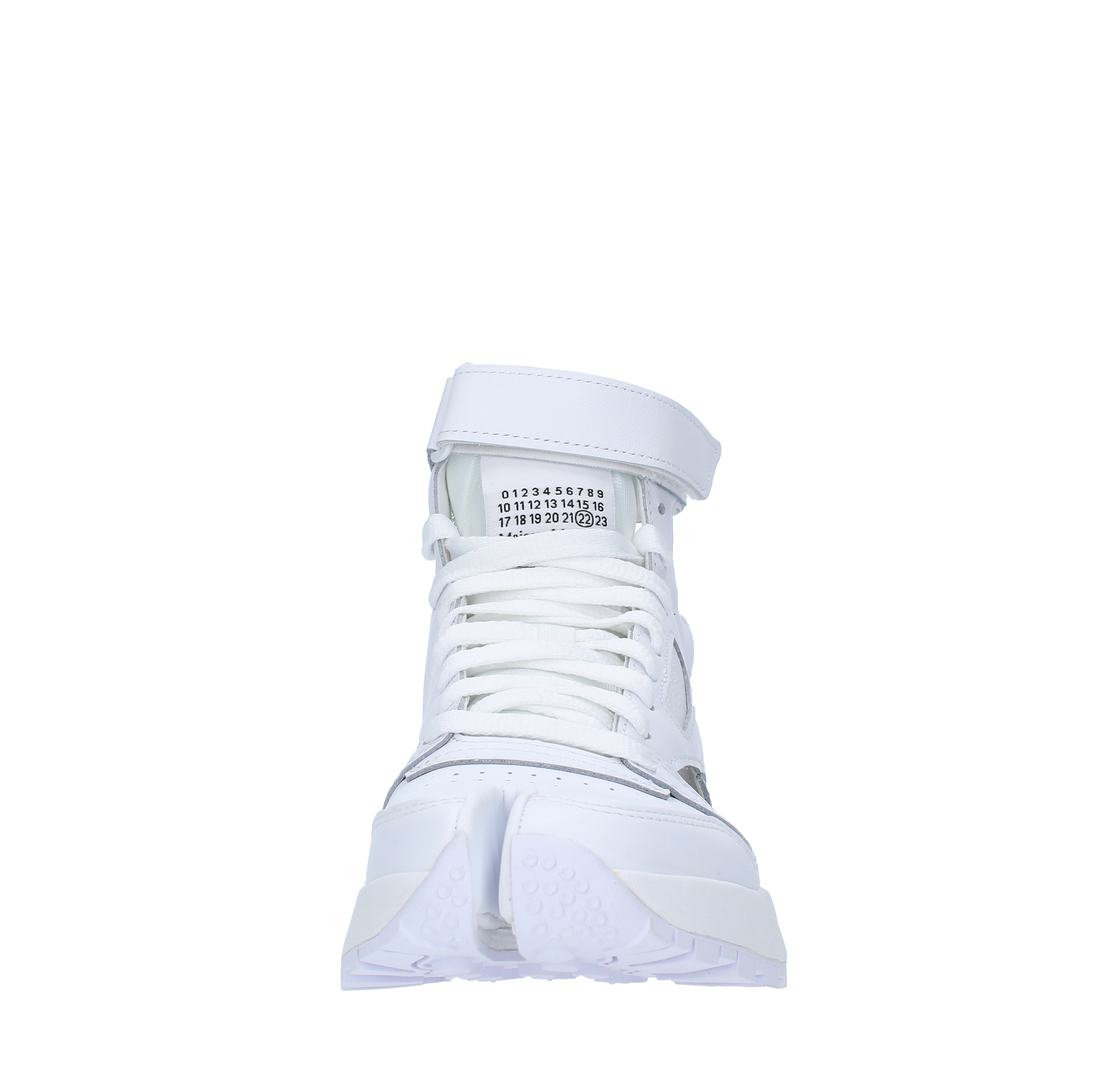 High top sneakers made of leather and fabric MAISON MARGIELA x REEBOK | S39WS0099BIANCO