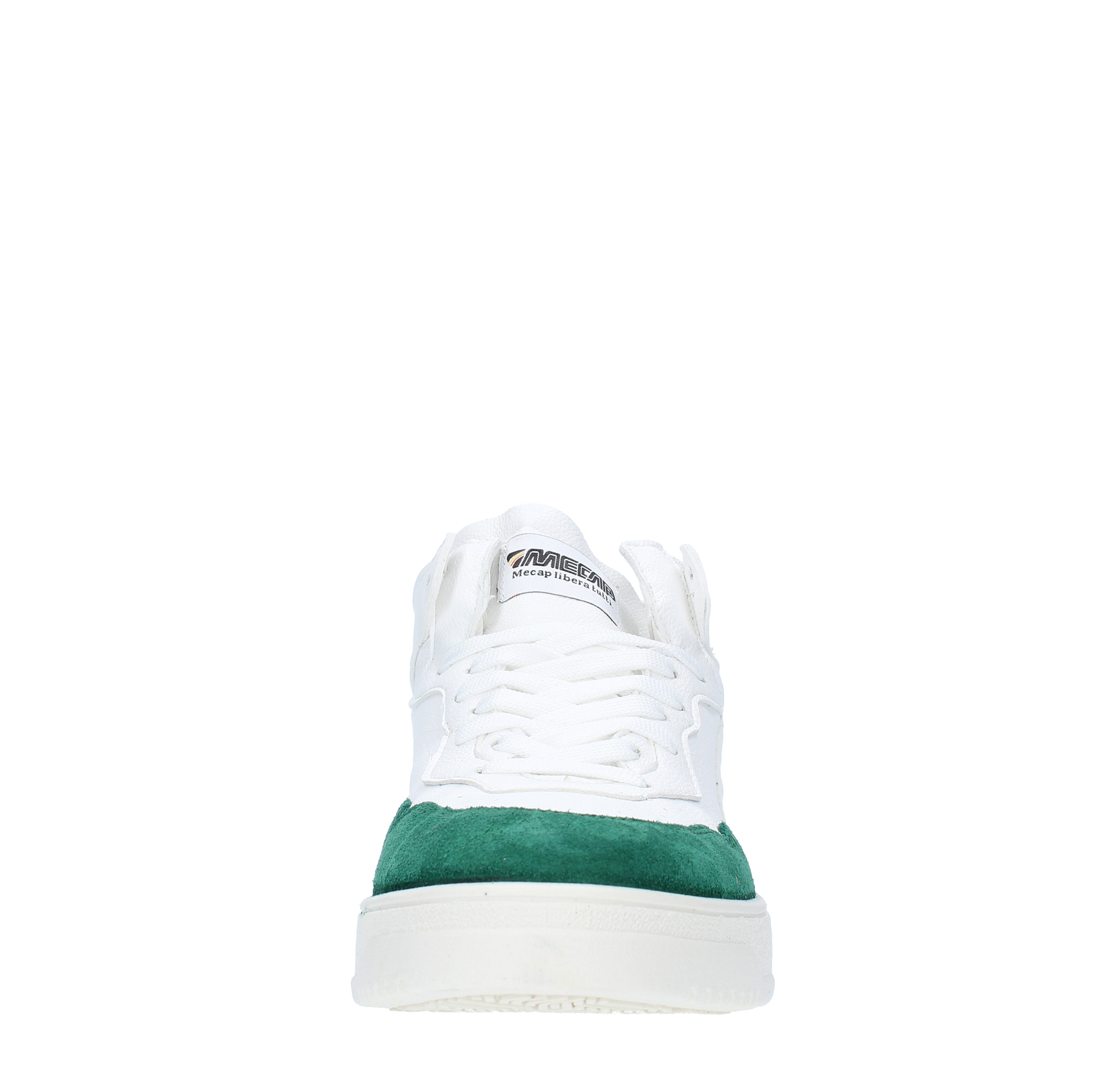 High trainers in leather and suede MECAP | A1MEC079BIANCO-VERDE