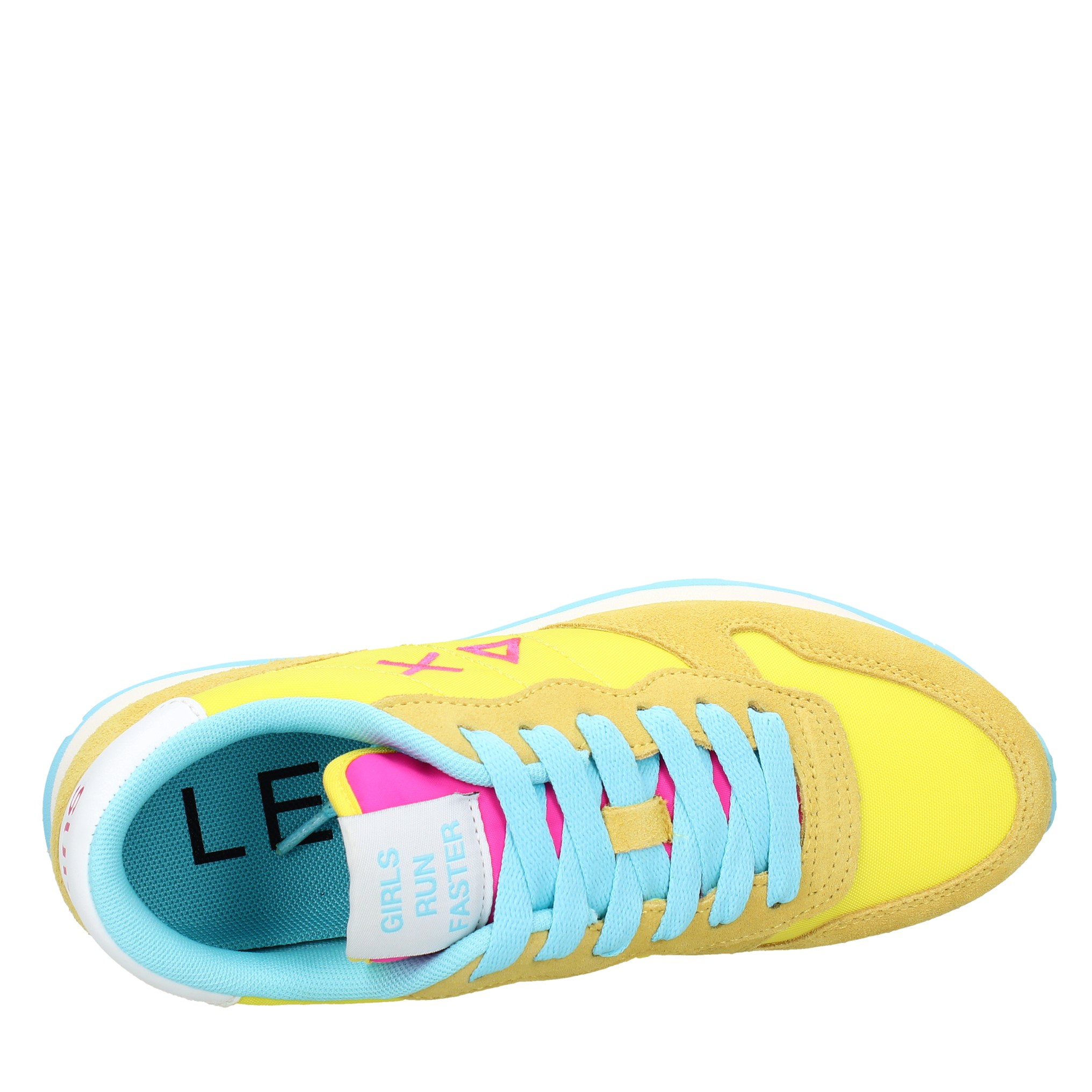 Fabric and suede sneakers.  SUN68 | VD2013GIALLO