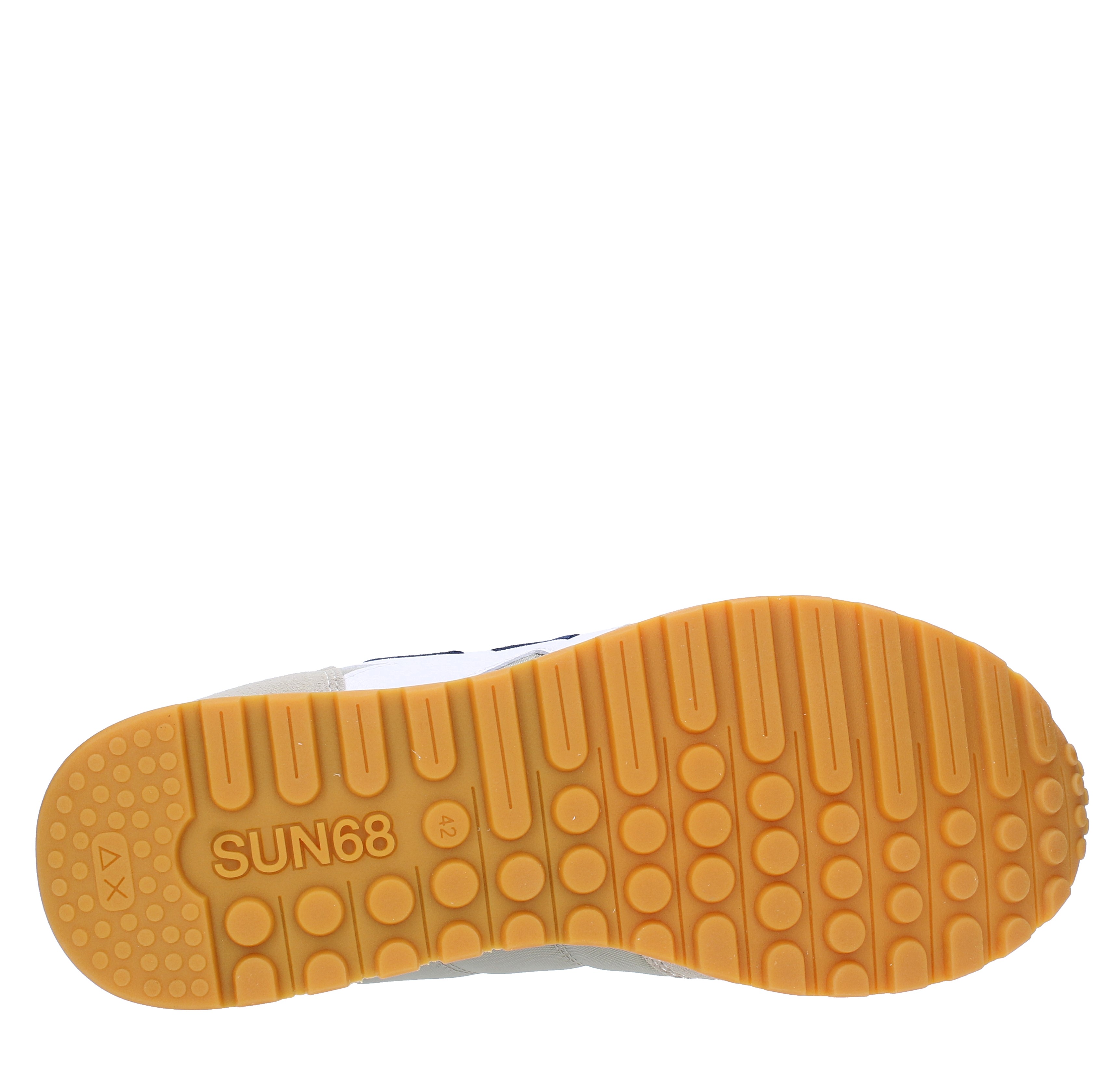 Sneakers in camoscio pelle e tessuto SUN68 | Z33112BIANCO/GRIGIO CHIARO