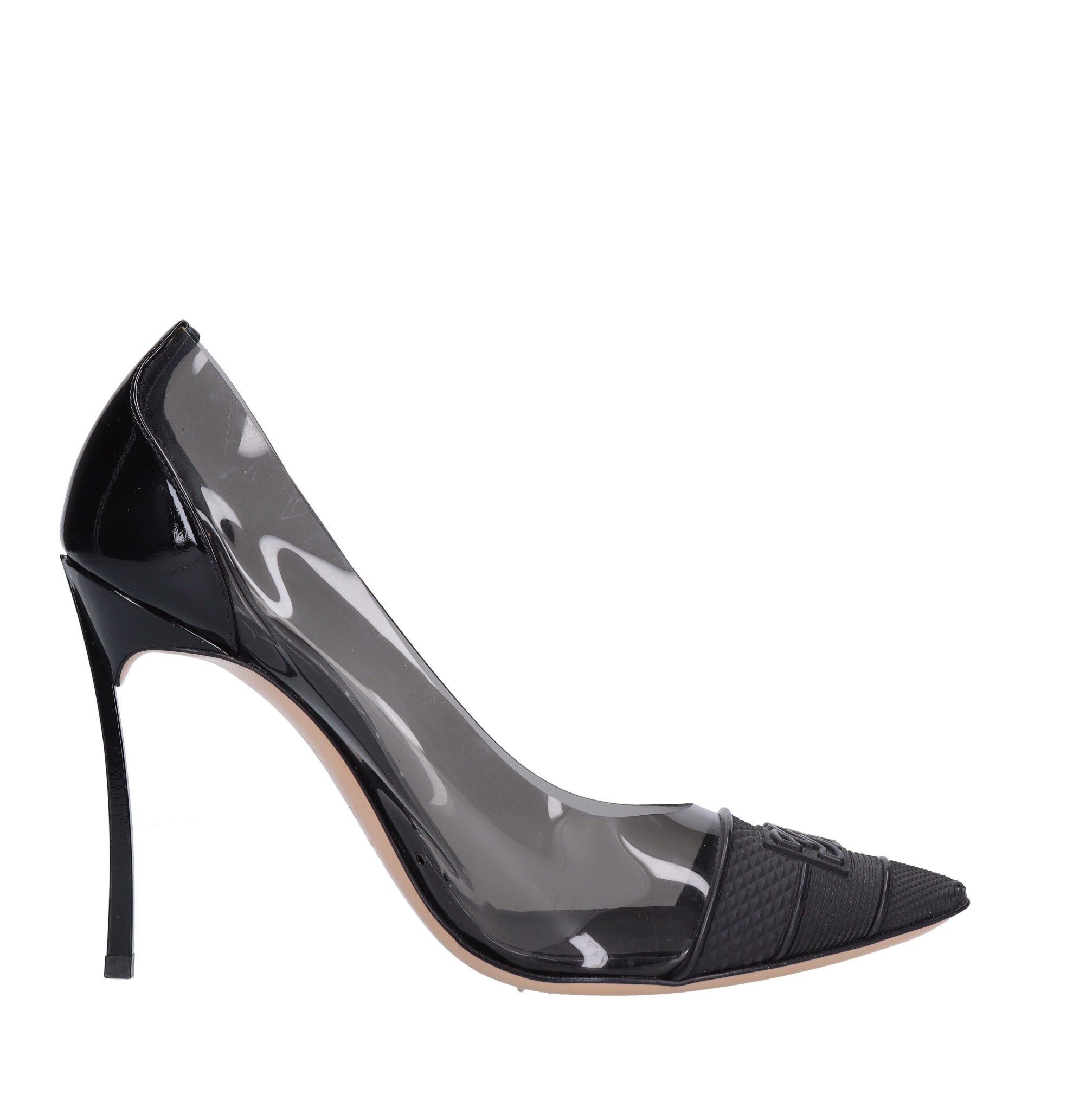 Leather and plexy Blade pumps - CASADEI - Ginevra calzature