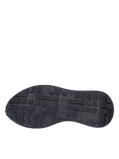 Sneakers in pelle e camoscio 4B12 | U501BIANCO BEIGE