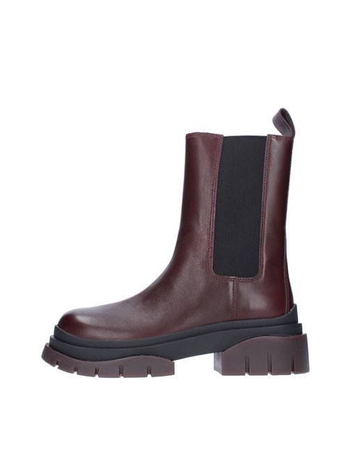 Leather beatles ankle boots ASH | 135452-005ROSSO BORDEAUX