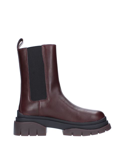 Leather beatles ankle boots ASH | 135452-005ROSSO BORDEAUX