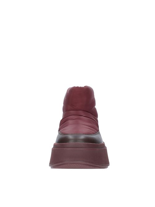 Ankle boots made of fabric and faux leather ASH | 135507-009ROSSO BORDEAUX