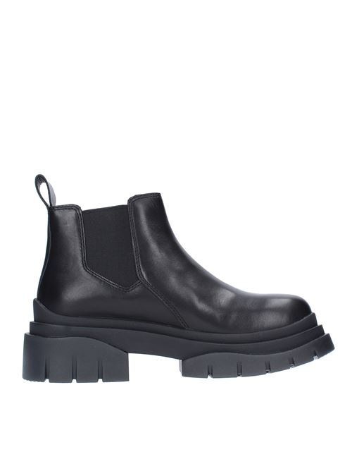 Leather beatles ankle boots ASH | 135881-001NERO