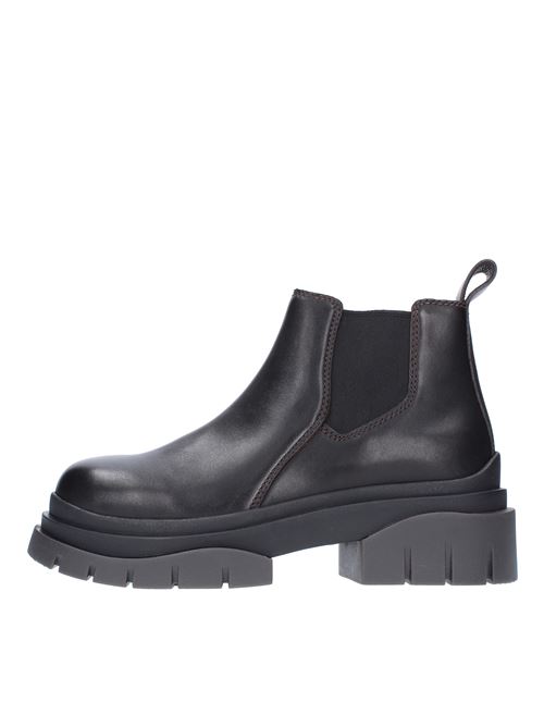 Leather beatles ankle boots ASH | 135881-003EBANO