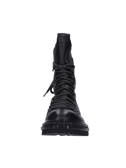 Leather ankle boots ATTIMONELLI'S | AA628NERO