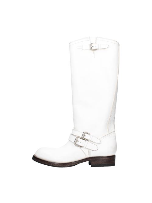 Boots White BUTTERO | VF0554_BUTTBIANCO