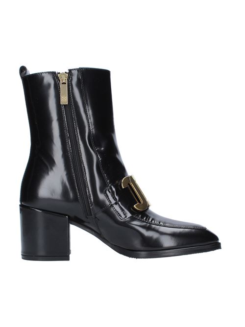 Leather ankle boots CARMENS | 48208NERO