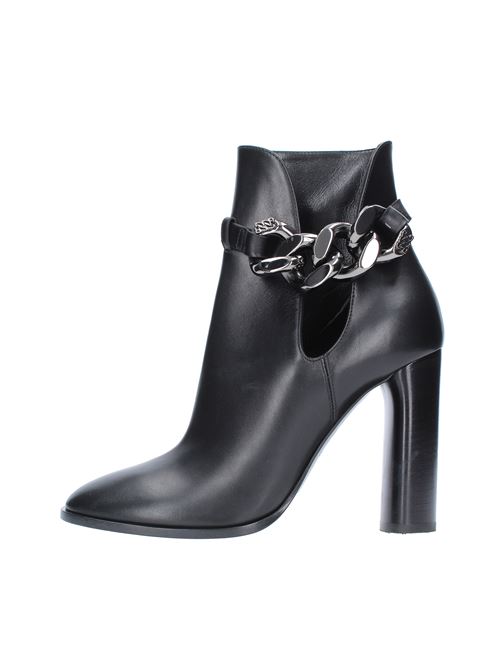 Leather ankle boots CASADEI | 1Q134NERO