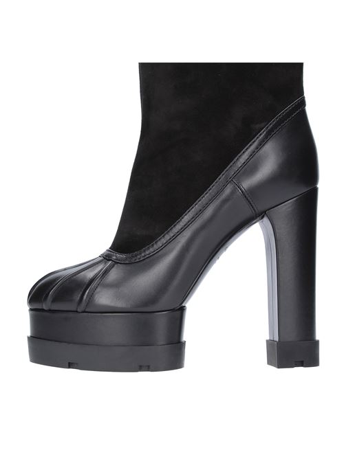 Leather and suede boots CASADEI | 1S100R1201T01949000NERO