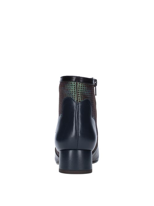 Leather and fabric ankle boots CHIE MIHARA | ROSINERO