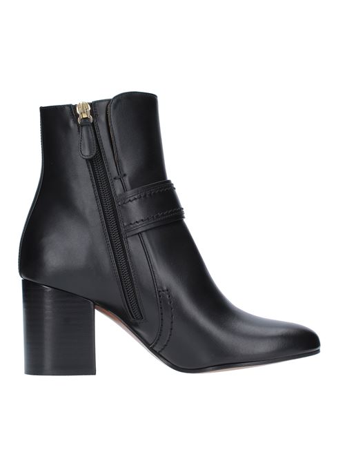 Leather ankle boots CHLOE' | CH20ANERO