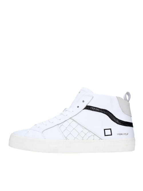 Leather sneakers D.A.T.E. | HAWK CALFBIANCO