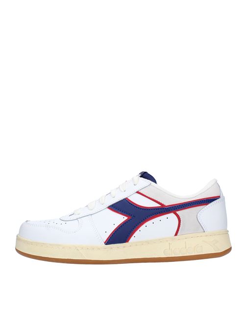 Leather and fabric sneakers DIADORA | 501.177730 01 C8859BIANCO