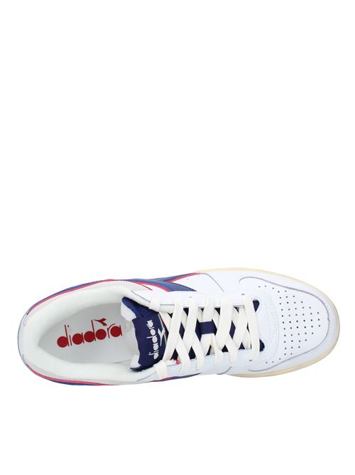 Leather and fabric sneakers DIADORA | 501.177730 01 C8859BIANCO