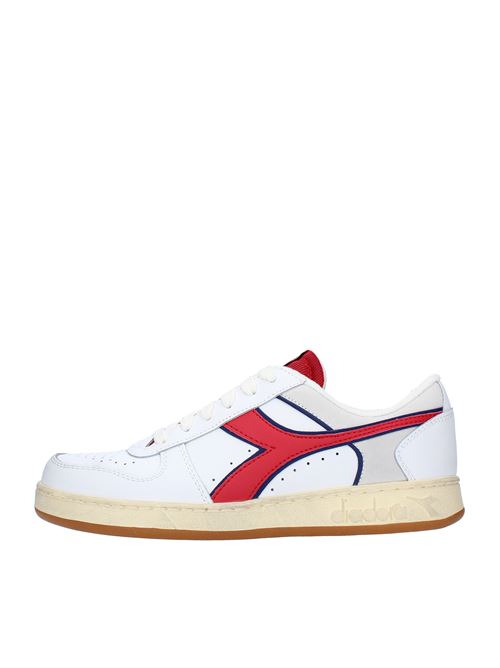 Leather and fabric sneakers DIADORA | 501.177730 01BIANCO