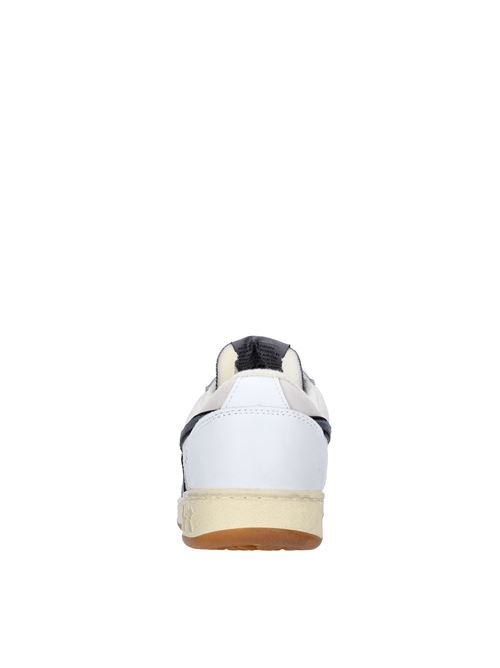 Leather and fabric sneakers DIADORA | 501.177730BIANCO
