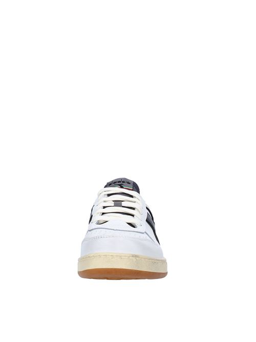 Leather and fabric sneakers DIADORA | 501.177730BIANCO