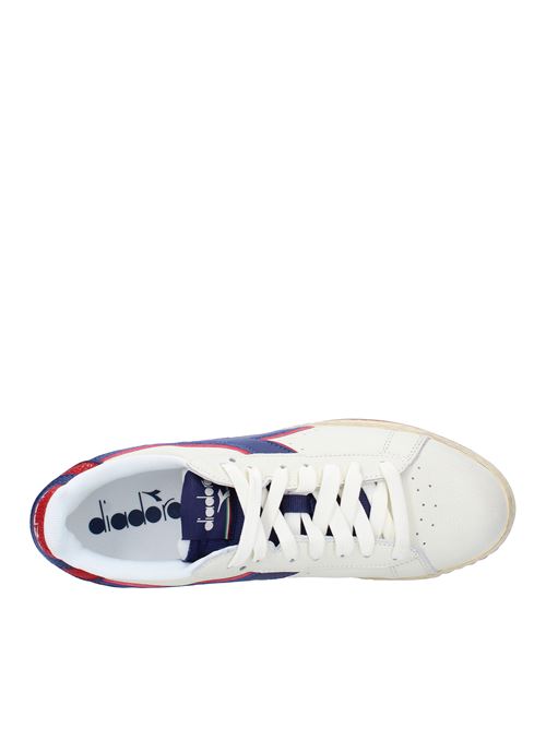 Leather and fabric sneakers DIADORA | 501.177913BIANCO