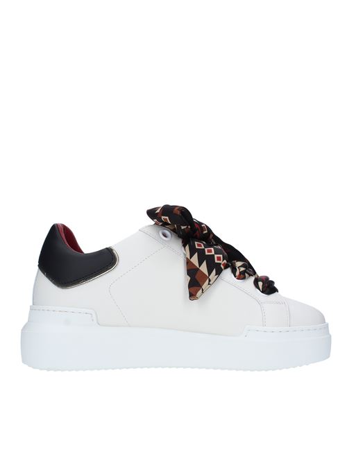 Sneakers in pelle ED PARRISH | CL01BIANCO FOULAR