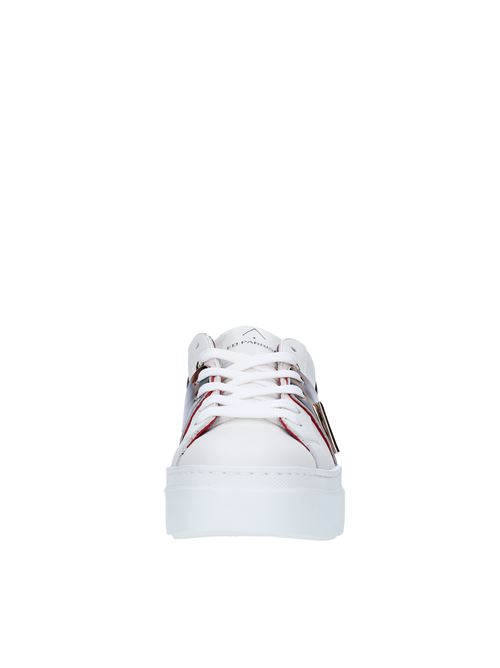 Sneakers in pelle ED PARRISH | GH51BIANCO MACULATO