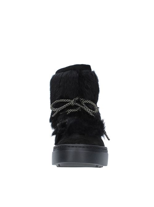 Suede and lapin ankle boots ED PARRISH | MA73NERO LAPIN