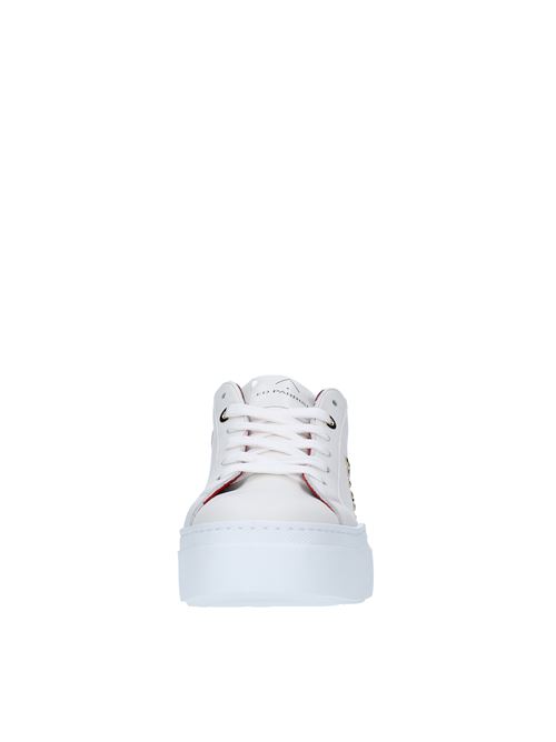 Studded leather sneakers ED PARRISH | RK02BIANCO BORCHIE