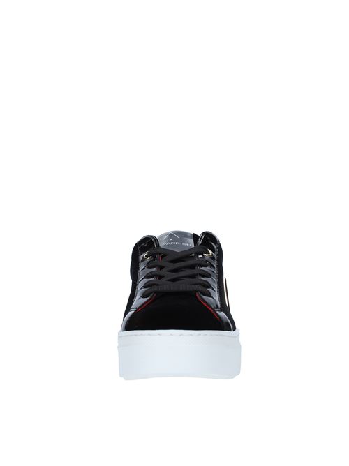 Sneakers in velluto e vernice ED PARRISH | VL05NERO