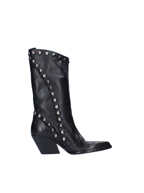 Leather boots ELENA IACHI | E3391NERO