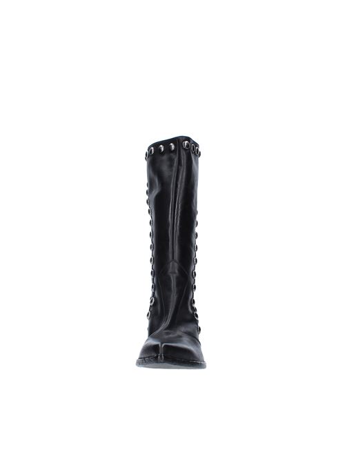Leather boots ELENA IACHI | E3391NERO
