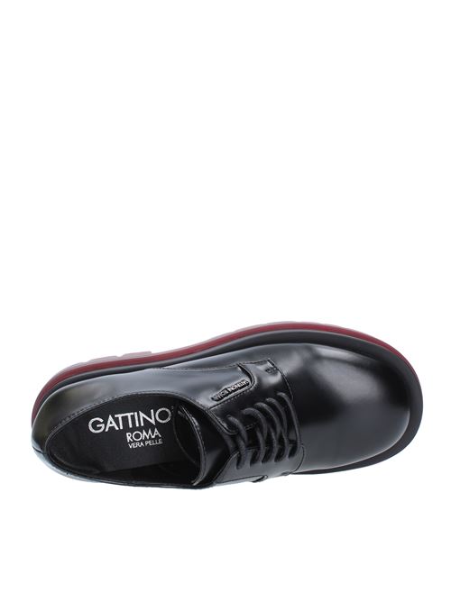 Eco-leather lace-ups GATTINONI | L1219NERO
