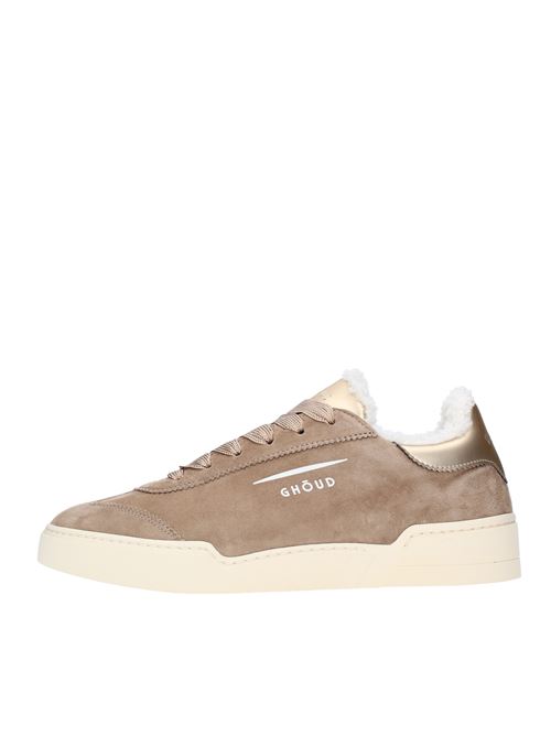 Leather and suede sneakers GHOUD | L1LWSMBEIGE