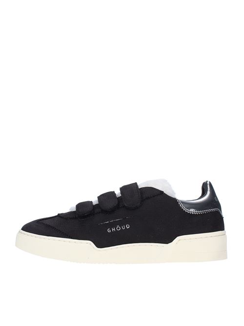 Sneakers in leather and eco fur GHOUD | LSLW NN10NERO