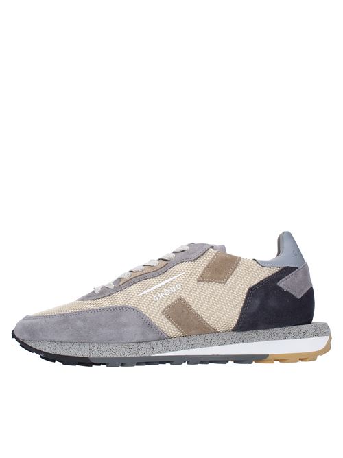 Sneakers in suede, fabric and other materials GHOUD | RDLMMLGRIGIO BEIGE