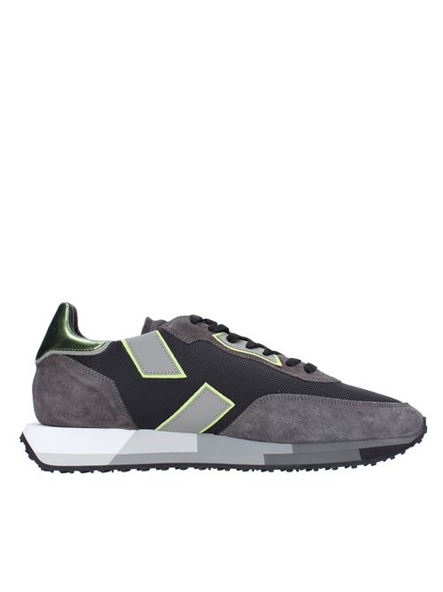 Sneakers in suede, fabric and leather GHOUD | RMLMMU51NERO GRIGIO