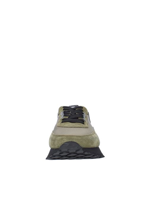 Sneakers in suede, leather, fabric and ponyskin GHOUD | ROLMMPVERDE MILITARE