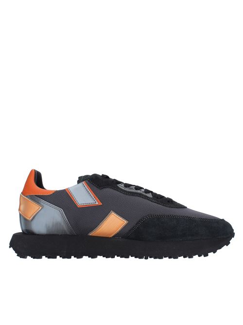 Sneakers in suede, leather, fabric and other materials GHOUD | ROLMMSNERO ARANCIONE