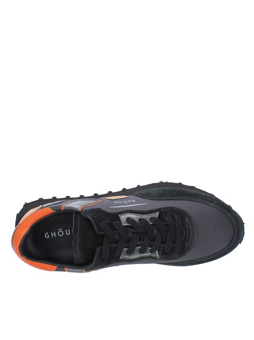Sneakers in suede, leather, fabric and other materials GHOUD | ROLMMSNERO ARANCIONE