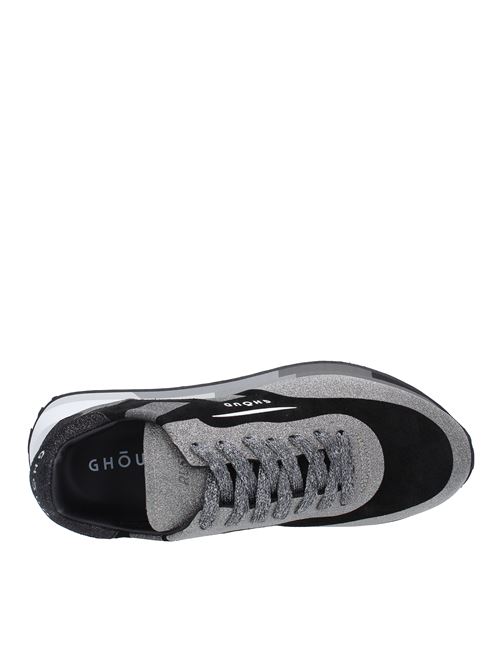 Sneakers in camoscio e glitter GHOUD | SMLWSGNERO ARGENTO