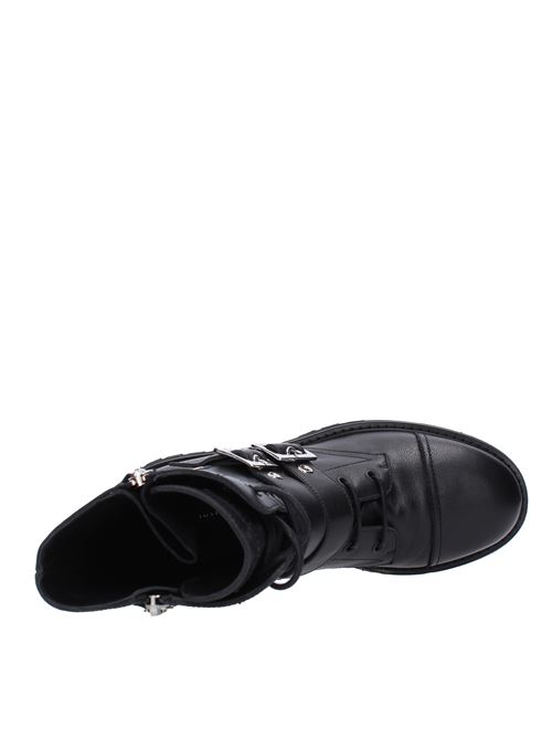 Eco-leather amphibious ankle boots with buckles GIUSEPPE ZANOTTI | I170013NERO